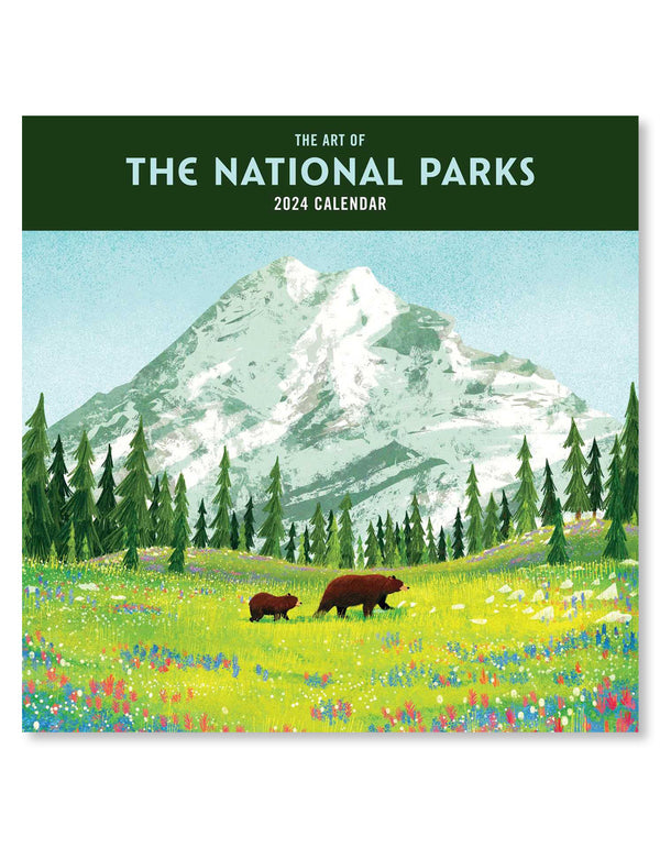 National Parks Calendar by Fifty-Nine Parks (2024)