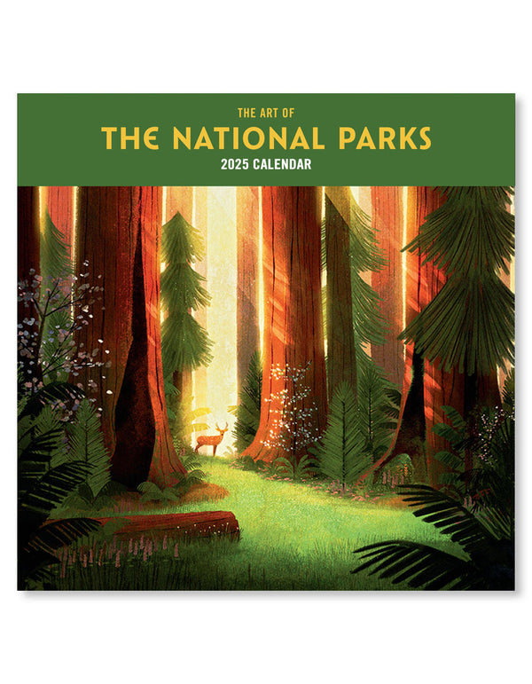 National Parks Calendar by Fifty-Nine Parks (2025)