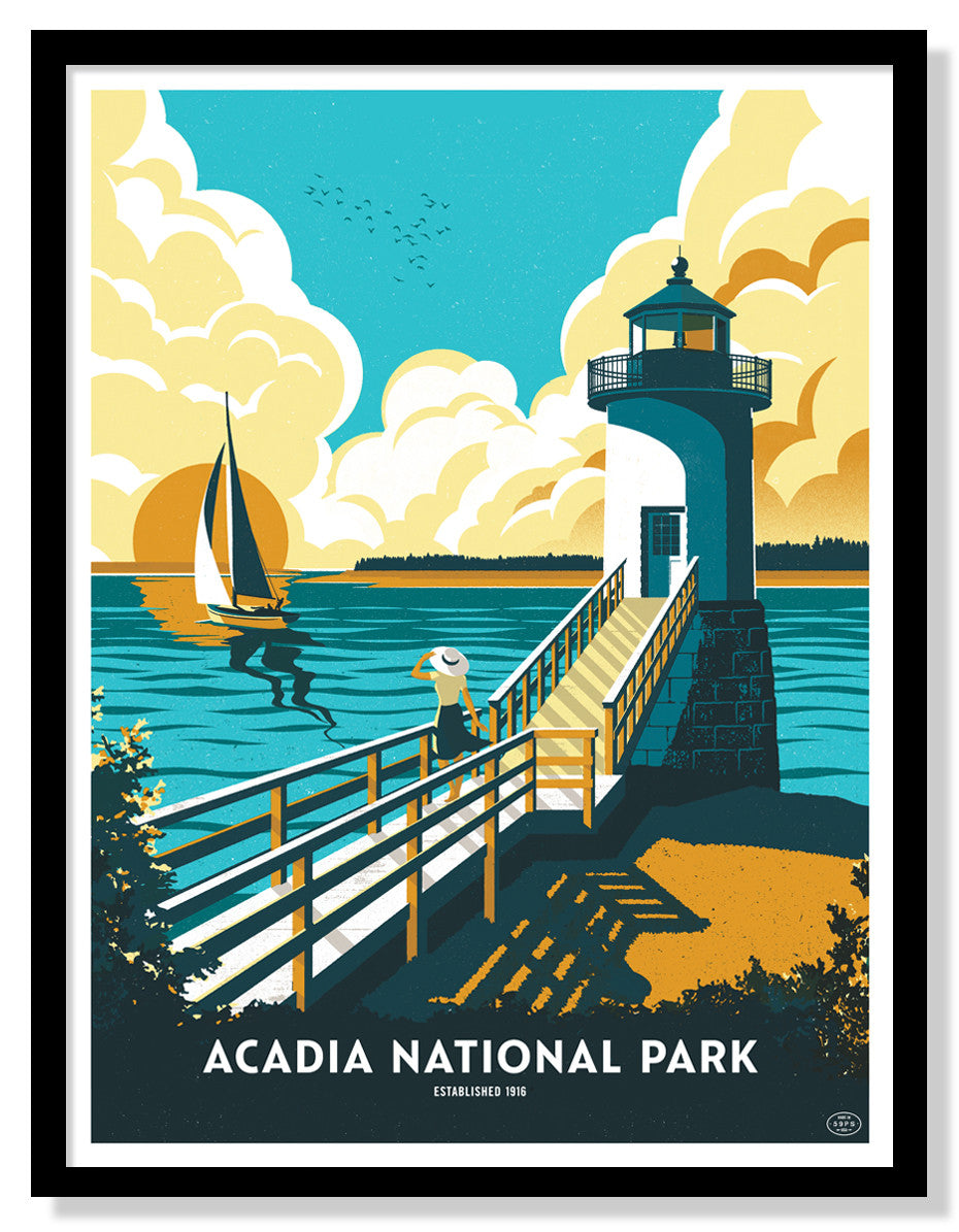 Acadia National Park Poster