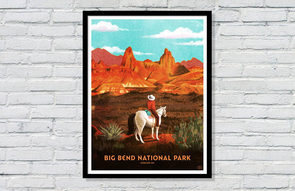 Big Bend National Park Poster (Large Timed Edition)