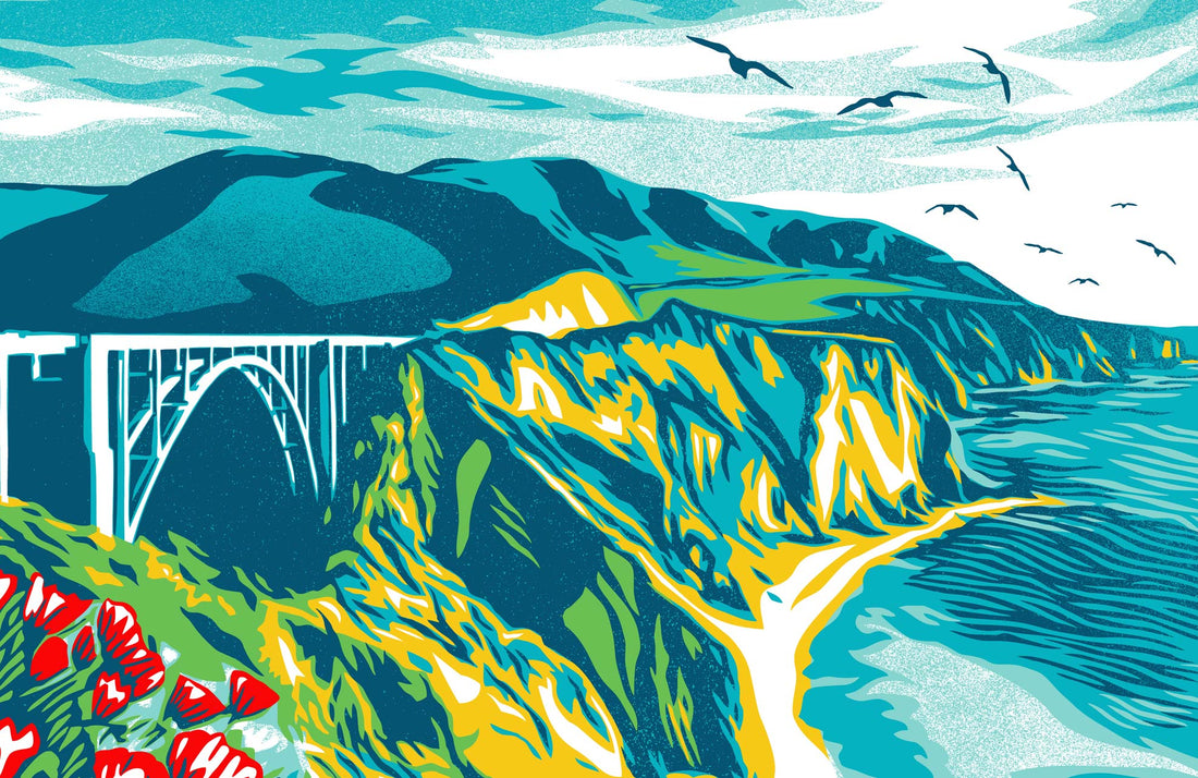 The Big Sur Coast Poster